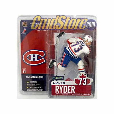 NHL Hockey Montreal Canadiens 6 Inch Static Figure - Michael Ryder White Jersey Variant