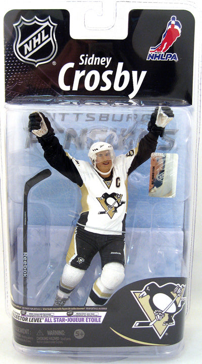NHL Hockey 6 Inch Action Figure Series 25 Sidney Crosby White Jersey cmdstore