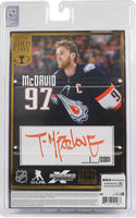 NHL Hockey SportsPicks 7 Inch Static Figure Edmonton Oilers Exclusive - Connor McDavid Gold Label