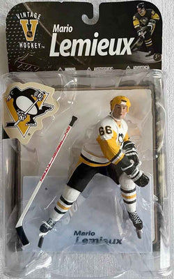 NHL Hockey Legends 6 Inch Static Figure Series 8 - Mario Lemieux White Jersey Chase