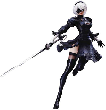 Nier Automata 10 Inch Static Figure FORM-ISM - 2B (YoRHha No. 2 Type B) With Goggles