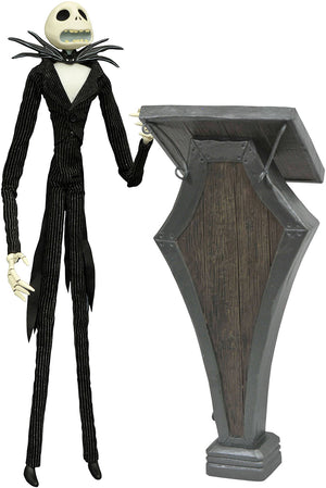 Nightmare Before Xmas 14 Inch Action Figure Deluxe Coffin Doll - Podium Jack