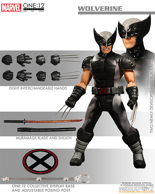 One-12 Collective 6 Inch Action Figure X-Men - X-Force Wolverine Exclusive