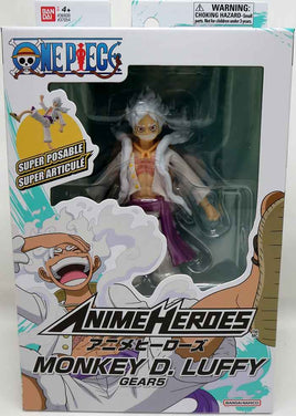 One Piece 6 Inch Action Figure Anime Heroes - Luffy Gear 5