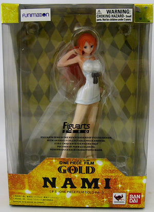 One Piece Gold Edition 6 Inch Static Figure Figuarts Zero Film - Nami (Shelf Wear Packaging)