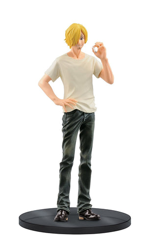 One Piece 6 Inch Static Figure Master Stars Series - Jeans Freak Sanji White #08