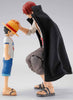 One Piece 6 Inch Action Figure S.H. Figuarts - Shanks & Monkey D. Luffy -Childhood