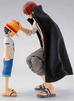 One Piece 6 Inch Action Figure S.H. Figuarts - Shanks & Monkey D. Luffy -Childhood