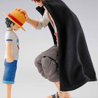 One Piece 6 Inch Action Figure S.H. Figuarts - Shanks & Monkey D. Luffy -Childhood