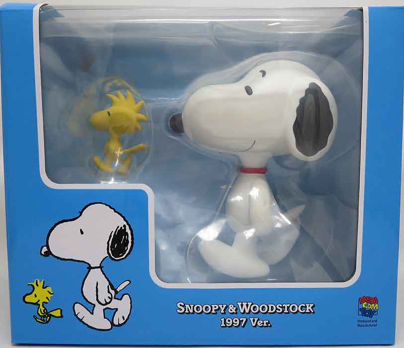 スヌーピー & ウッドストック メディコムトイ Peanuts 6 Inch Statue Figure - Snoopy & Woodstock | cmdstore.com