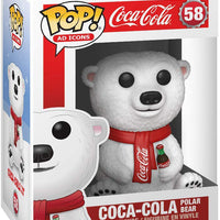 Pop Ad Icons 3.75 Inch Action Figure Coca Cola - Coca-Cola Polar Bear #58