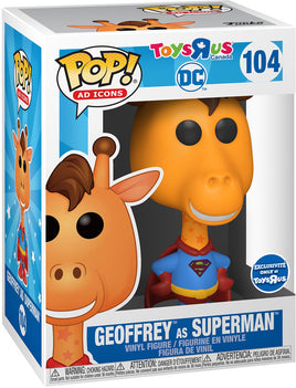 Pop Ad Icons DC Comics 3.75 Inch Action Figure Toys R Us Exclusive - Geoffrey as Superman #104