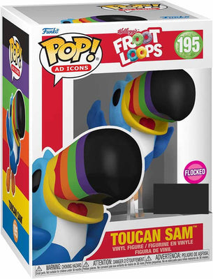 Pop Ad Icons Froot Loops 3.75 Inch Action Figure Exclusive - Toucan Sam Flocked #195
