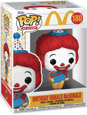 Pop Ad Icons McDonalds 3.75 Inch Action Figure - Birthday Ronald McDonald #180