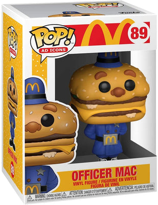 Pop Ad Icons McDonalds 3.75 Inch Action Figure - Officer Mac #89