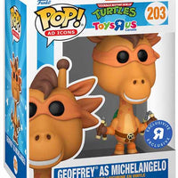 Pop Ad Icons Teenage Mutant Ninja Turtles 3.75 Inch Action Figure Exclusive - Geoffrey As Michelangelo #203