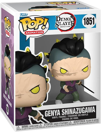 Pop Animation Demon Slayer 3.75 Inch Action Figure - Genya Shinazugawa #1851