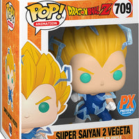 Pop Animation 3.75 Inch Action Figure Dragonball Z - Super Saiyan 2 Vegeta Exclusive