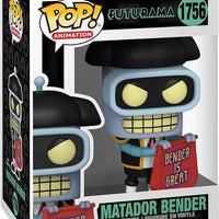 Pop Animation Futurama 3.75 Inch Action Figure - Matador Bender #1756