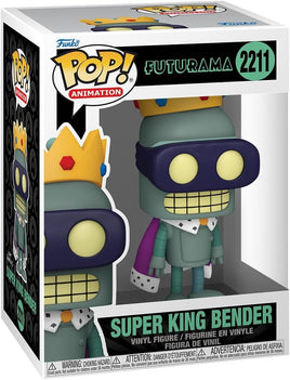 Pop Animation Futurama 3.75 Inch Action Figure - Super King Bender #2211