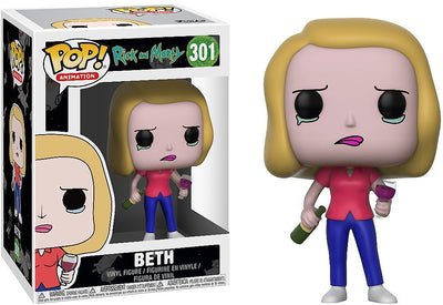 Pop Animation 3.75 Inch Action Figure Rick and Morty - Beth with Wine Glass #301