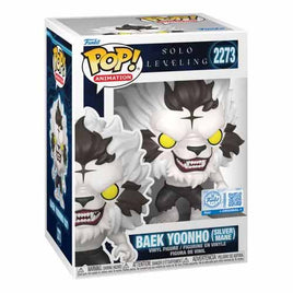 Pop Animation Solo Leveling 3.75 Inch Action Figure - Baek Yoonho (Silver Mane) #2273