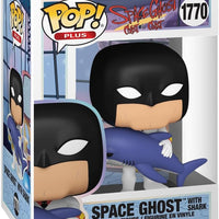 Pop Animation Space Ghost Coast to Coast 3.75 Inch Action Figure Pop Plus - Space Ghost with Shark #1770