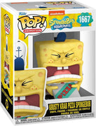 Pop Animation Spongebob Squarepants 3.75 Inch Action Figure - Krusty Krab Pizza Spongebob #1667