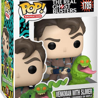 Pop Animation The Real Ghostbusters 3.75 Inch Action Figure - Peter Venkman with Slimer #1785