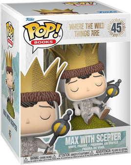 Pop Books Where the Wild Things are 3.75 Inch Action Figure Deluxe - Max with Scepter #45