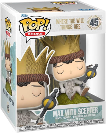 Pop Books Where the Wild Things are 3.75 Inch Action Figure Deluxe - Max with Scepter #45