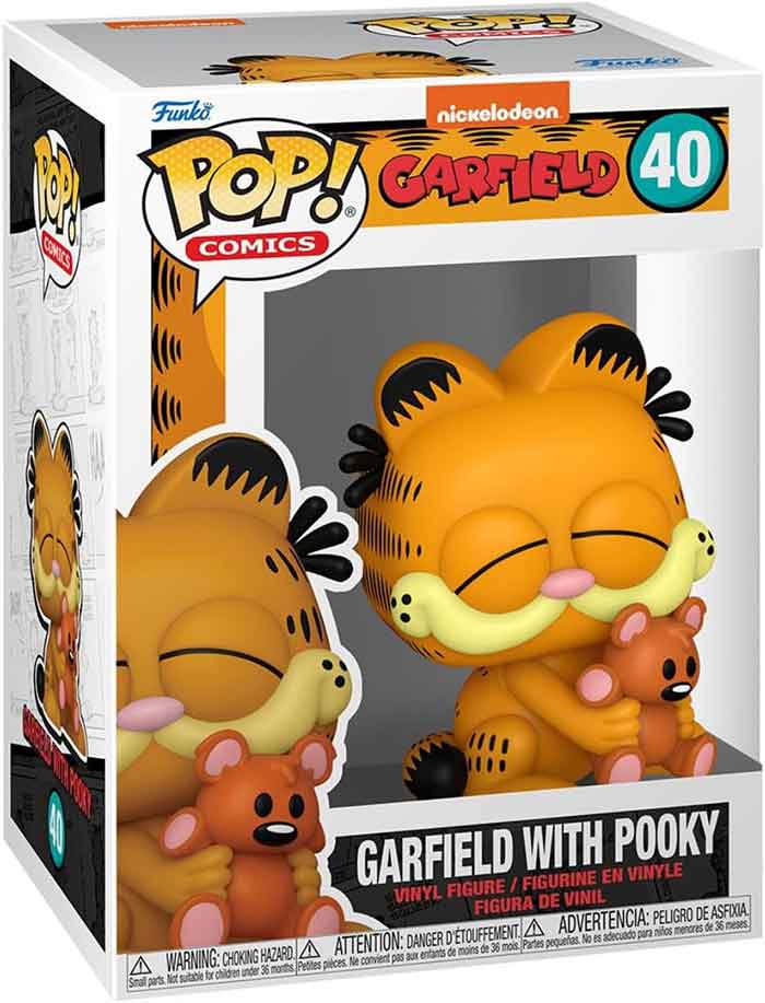 Pop Comics Garfield 3.75 Inch Action Figure - Garfield with Pooky #40