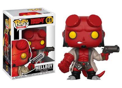 Pop Comics 3.75 Inch Action Figure Hellboy - Hellboy with Jacket #01