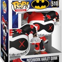 Pop DC Heroes Batman 3.75 Inch Action Figure - Patchwork Harley Quinn #510