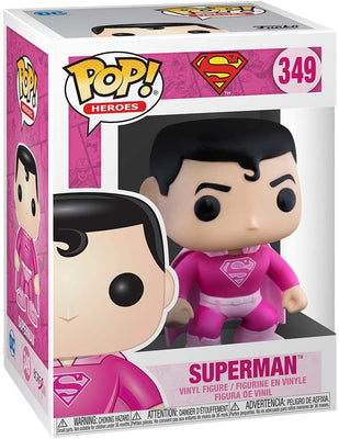 Pop DC Heroes 3.75 Inch Action Figure - Breast Cancer Awareness Superman #349