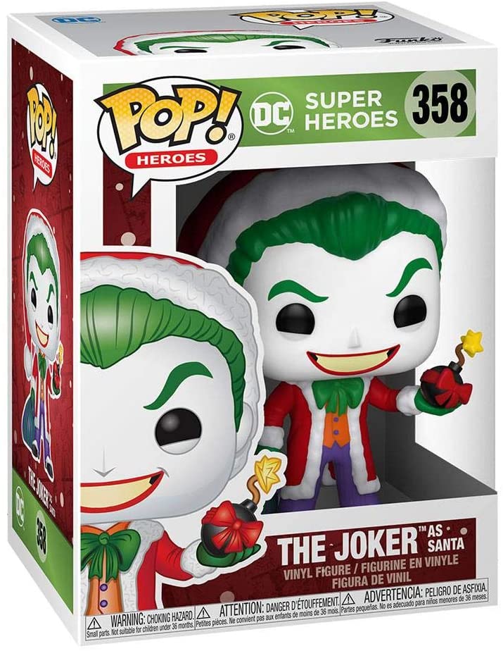 Pop DC Heroes DC Holiday 3.75 Inch Action Figure - The Joker as Santa #358