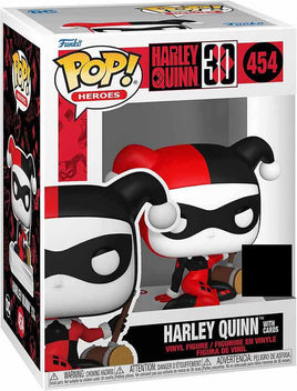 Pop DC Heroes Harley Quinn 3.75 Inch Action Figure Exclusive - Harley Quinn with Cards #454