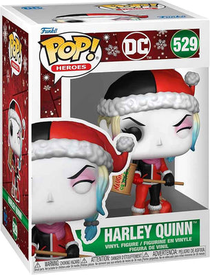 Pop DC Heroes 3.75 Inch Action Figure - Holiday Harley Quinn #529