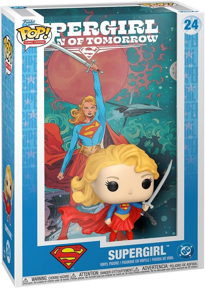Pop Action Pop DC Heroes Supergirl 3.75 Inch Action Figure Comic Cover - Supergir ...