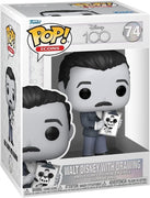 Pop Disney 100th Anniversary 3.75 Inch Action Figure - Walt Disney with Drawgin #74