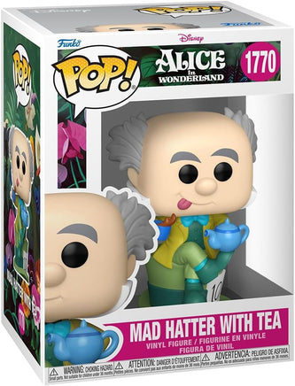 Pop Disney Alice in Wonderland 3.75 Inch Static Figure - Mad Hatter with Tea #1770