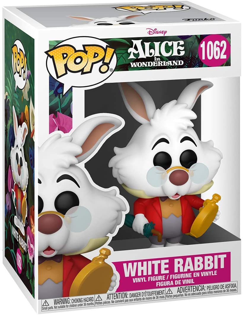 Pop Disney Alice In Wonderland 3.75 Inch Action Figure - White Rabbit #1062