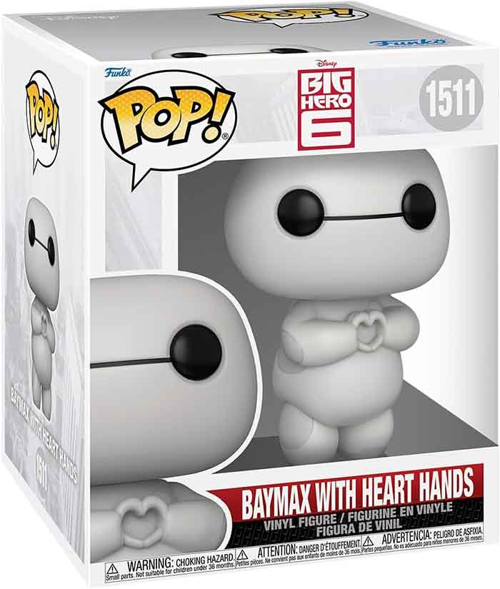 Pop Disney Big Hero 6 6 Inch Action Figure Deluxe - Baymax with Heart Hands #1511