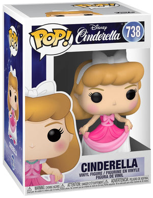 Pop Disney 3.75 Inch Action Figure Cinderella - Cinderella in Pink Dress #738