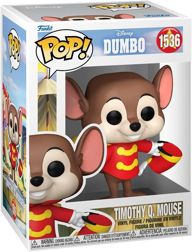 Pop Disney Dumbo 3.75 Inch Action Figure - Timothy Q. Mouse #1536