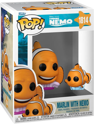 Pop Disney Finding Nemo 3.75 Inch Action Figure - Marlin with Nemo #1814