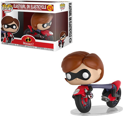 Pop Disney Incredibles 2 3.75 Inch Action Figure - Elastigirl On Elasticycle #45