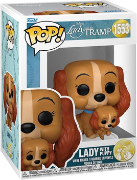 Pop Disney Lady and The Tramp 3.75 Inch Action Figure - Lady with Puppy #1553