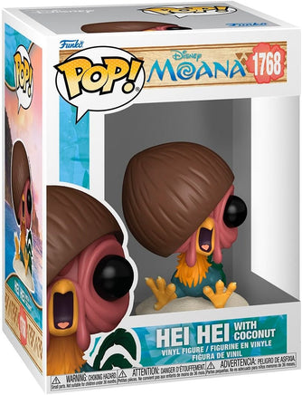 Pop Disney Moana 3.75 Inch Action Figure - Hei Hei with Coconut #1768