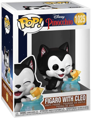 Pop Disney Pinocchio 3.75 Inch Action Figure - Figaro with Cleo #1025